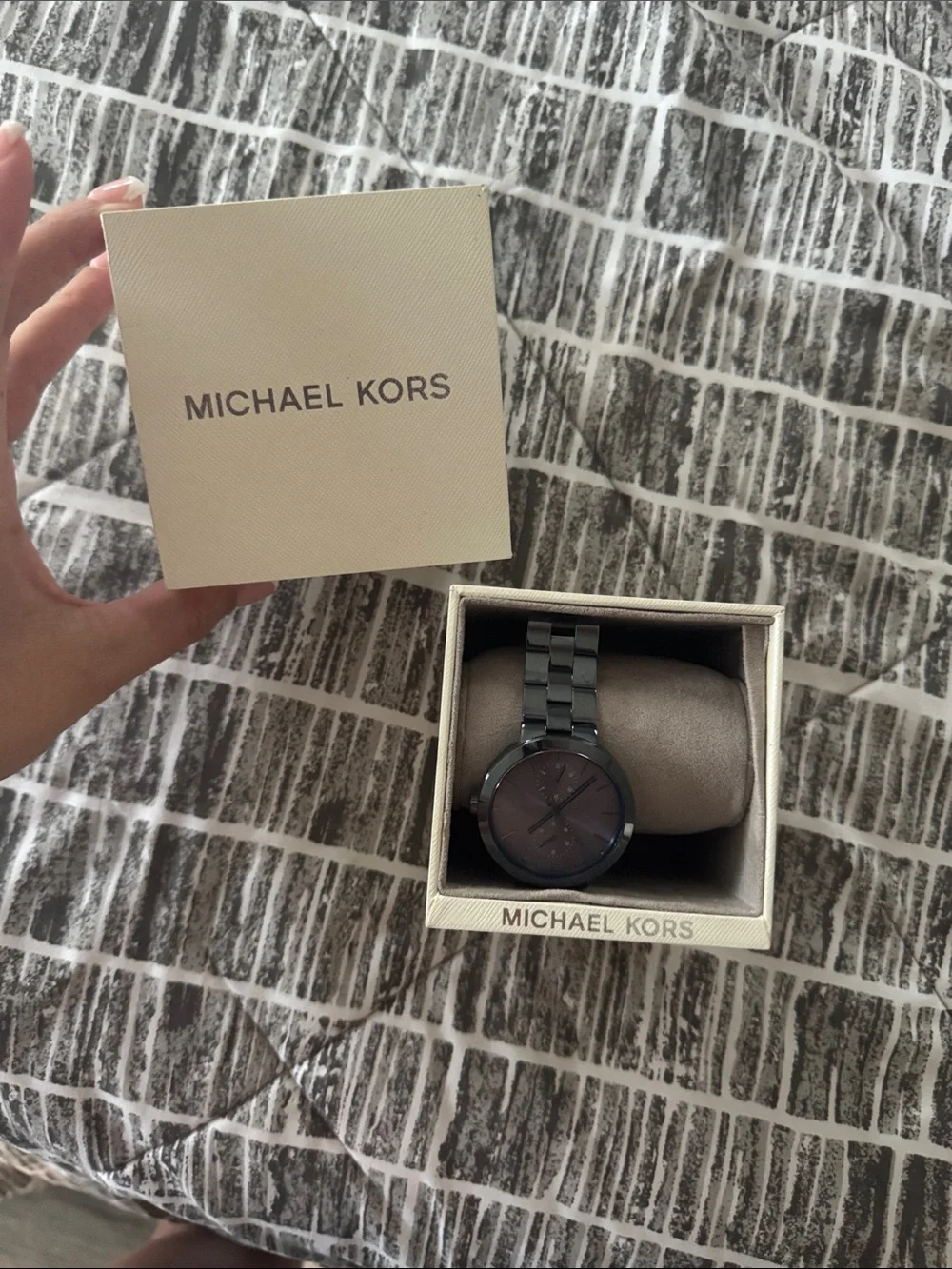 Michael Kors Dark Blue Stainless Steel Bracelet Watch